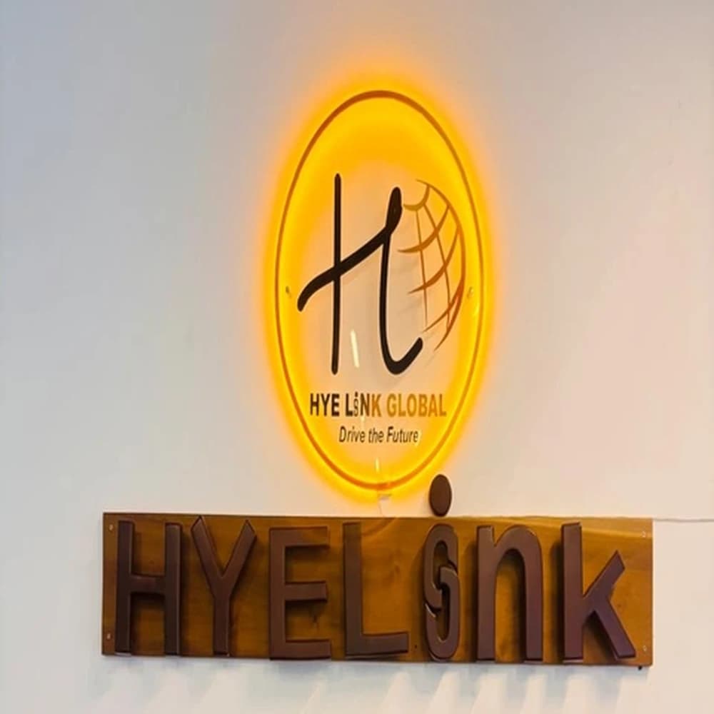 Hyelink Global head office signage in Colombo